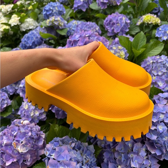 Jeffrey Campbell Shoes - Jeffrey Campbell Chunky Platform Clogs/Mules